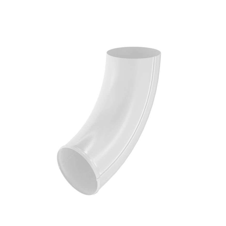 Отвод трубы Aquasystem, PU MATT, RAL 9003 Белый 150/100 купить в Барнауле