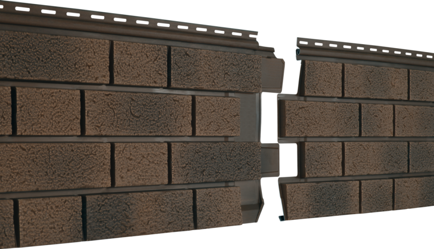 Фасадная панель Ю-пласт Стоун Хаус S-Lock Клинкер Балтик, Магма купить в Барнауле