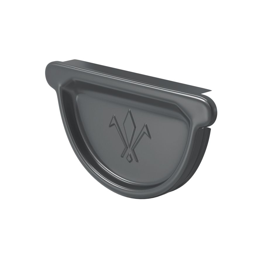 Заглушка универсальная с резиновым уплотнителем Aquasystem, RAL 7024 Тёмно-серый 125/90 купить в Барнауле