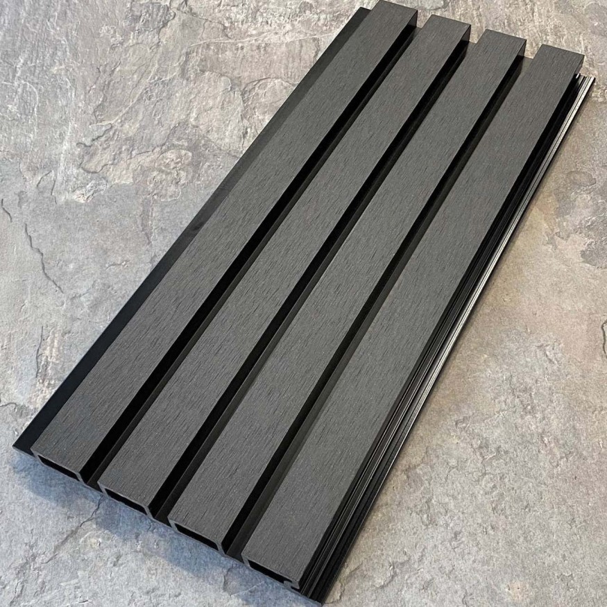 Фасадная реечная панель EasyDecking, Wood-X, Черное дерево купить в Барнауле