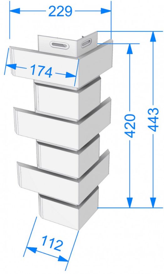 Угол наружный Docke, Premium, Flemish (Флемиш) Красный-жженый купить в Барнауле