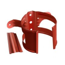 Кронштейн для трубы на деревянную основу, Grand Line, цвет Кирпичный (RAL 8004)