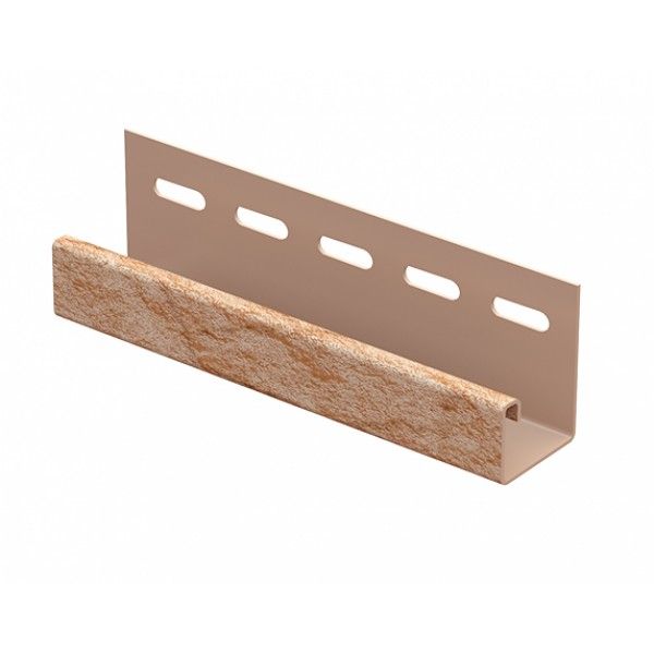 J-планка Ю-Пласт, Стоун Хаус Камень, Золотистый купить в Барнауле