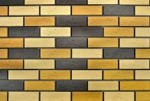 Фасадная плитка Кирисс Фасад, Гладкий кирпич с фаской и расшивкой шва №39