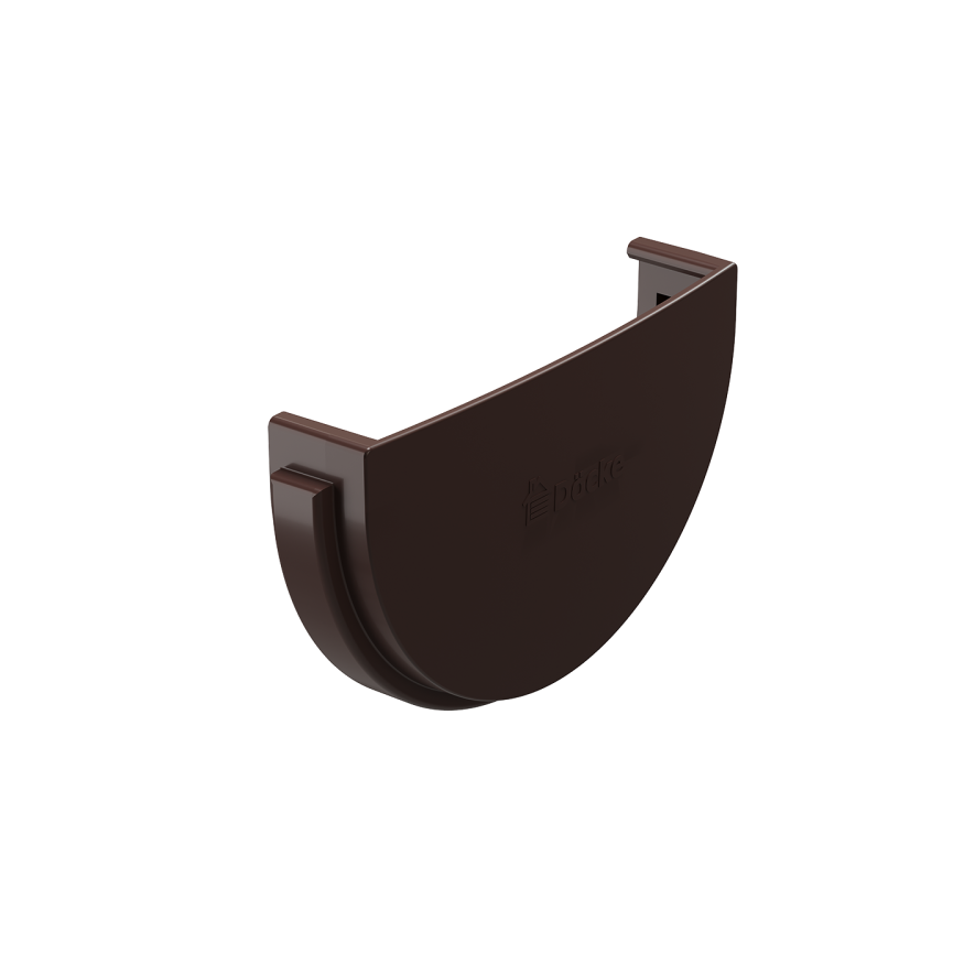 Заглушка для желоба Docke Standard, темно-коричневая. купить в Барнауле
