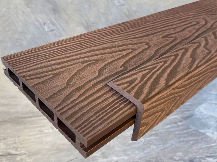 Террасная доска ДПК EasyDecking, Wood-X, Коричневый купить в Барнауле