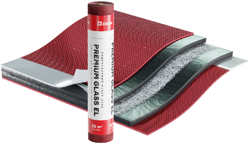 Подкладочный ковер Docke Premium Glass EL, 30 м купить в Барнауле