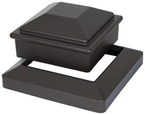 Комплект алюминиевой крышки и юбки для столба Polivan SINGARAJA. купить в Барнауле