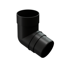 Колено 45˚ для водосточной трубы Docke Premium, Карбон