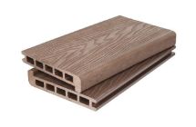 Ступень 3D GardenParkett с древесной текстурой, светло-коричневая