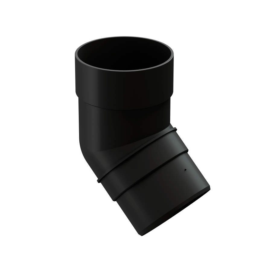 Колено 72˚ для водосточной трубы Docke Premium, Карбон купить в Барнауле