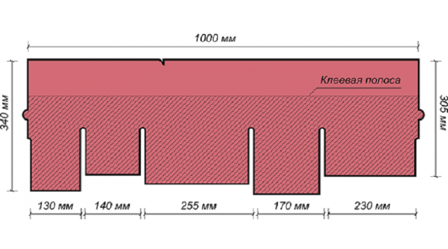 Гибкая черепица KATEPAL AMBIENT в дизайне арабского дерева купить в Барнауле