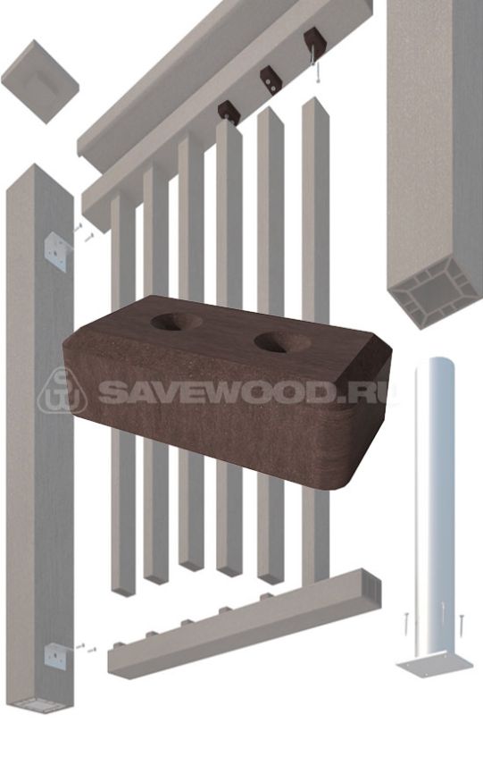 Крепление балясины Savewood купить в Барнауле