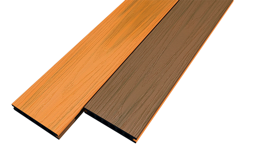 Teak / Latte | Двухсторонняя террасная доска WOODVEX Dual купить в Барнауле