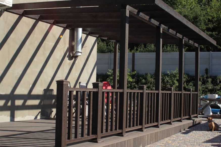 Комплект ограждения Holzhof Венге купить в Барнауле