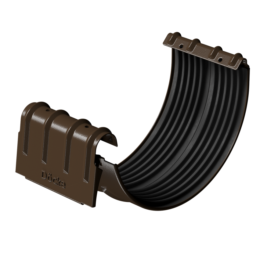 Соединитель желобов Docke Stal Premium, цвет Каштан. купить в Барнауле