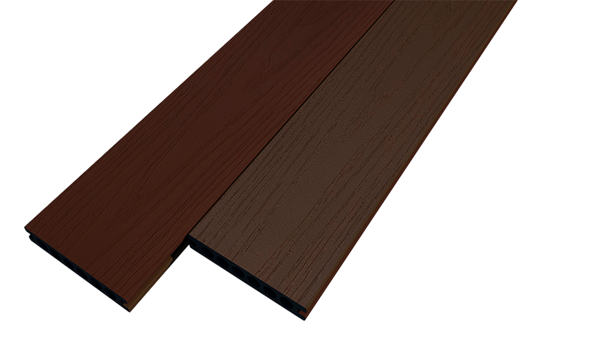 Mahogany / Milk Chocolate | Двухсторонняя террасная доска WOODVEX Dual купить в Барнауле