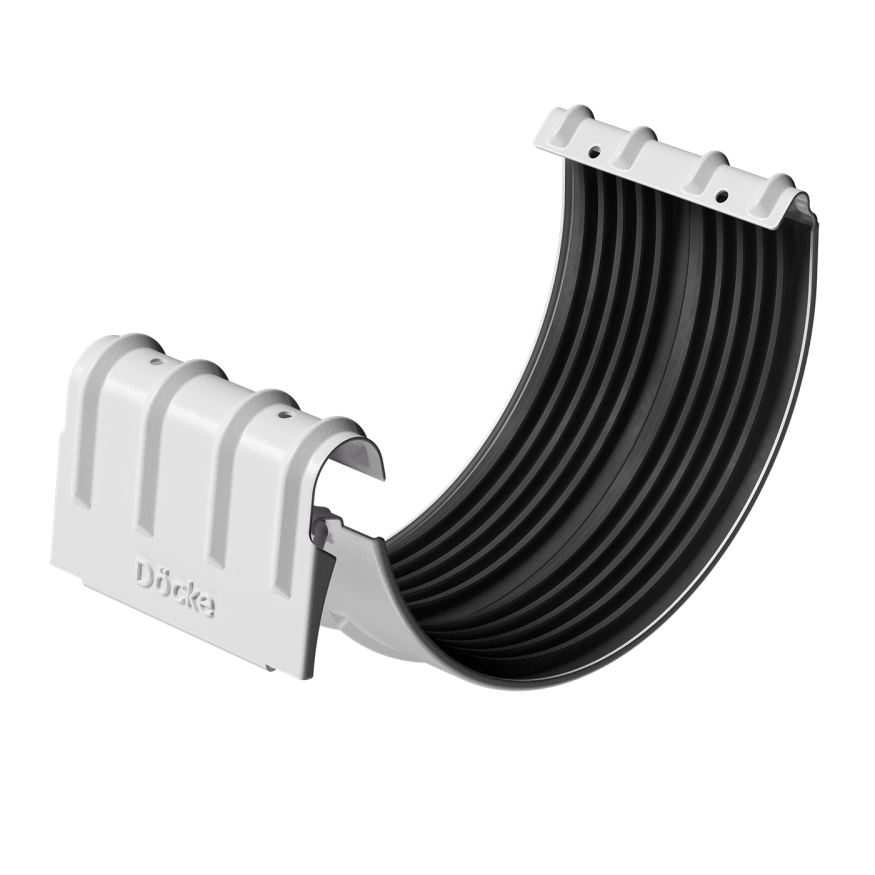 Соединитель желобов Docke Stal Premium, цвет Пломбир купить в Барнауле