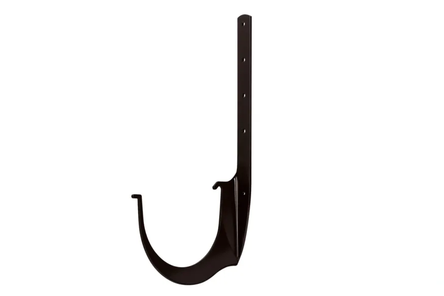 Кронштейн для желоба Альта-Профиль, модель Элит, коричневый цвет. купить в Барнауле