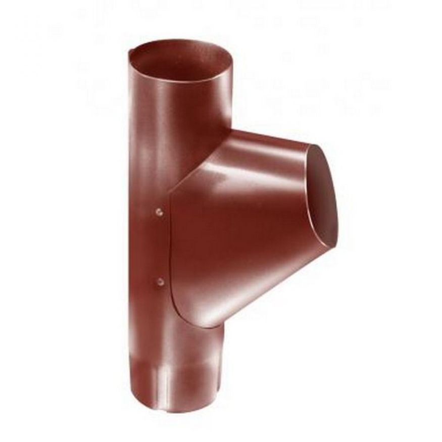 Тройник для труб Grand Line, цвет Кирпичный (RAL 8004) купить в Барнауле