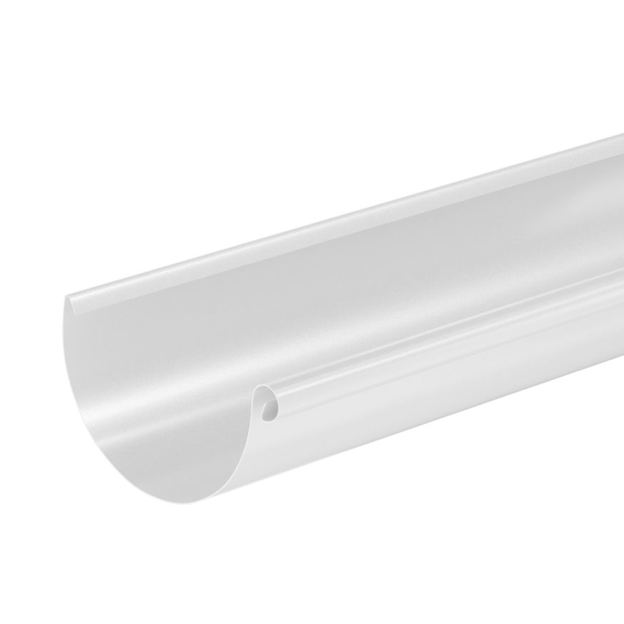 Желоб водосточный Aquasystem, PU MATT, RAL 9003 Белый 150/100 купить в Барнауле