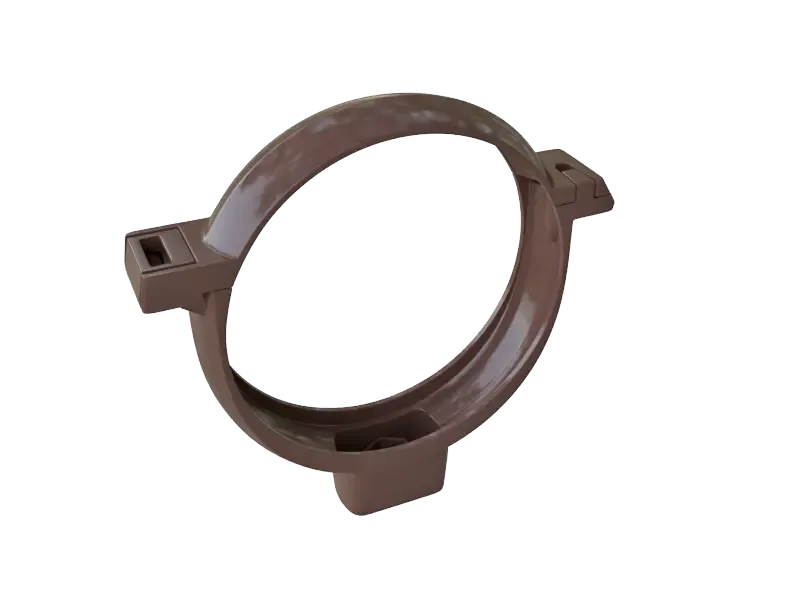 Хомут для трубы Альта-профиль, цвет коричневый Элит купить в Барнауле