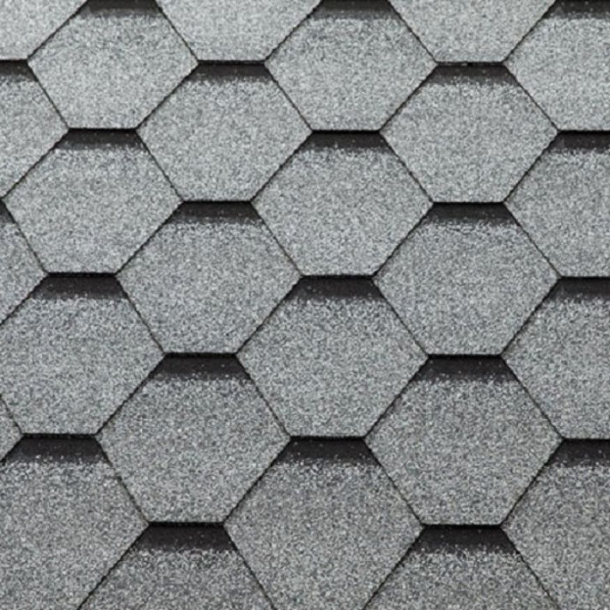 Гибкая кровля KATEPAL серия KATRILLI цвет серый купить в Барнауле