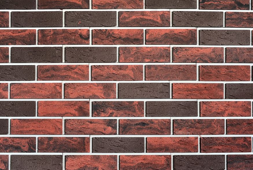 Кирпич клинкерный двухцветный №41 Фасадная плитка Кирисс купить в Барнауле
