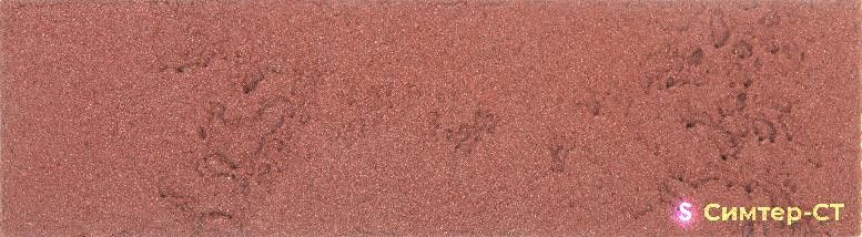 Гибкая клинкерная плитка Симтер СТ-01 Красный с градиентной фактурой купить в Барнауле