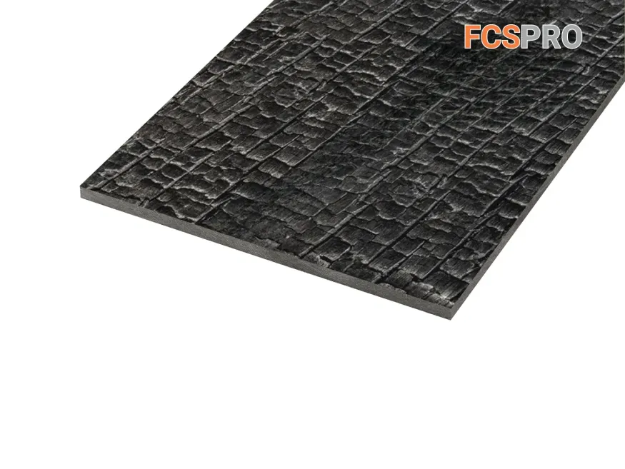 Фиброцементная панель FCSPRO Decor Wood Угольное купить в Барнауле