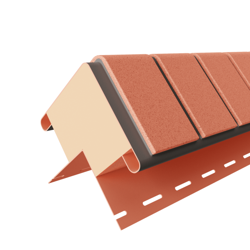 Термоугол Доломит «Кирпич» 40 мм, Красный купить в Барнауле