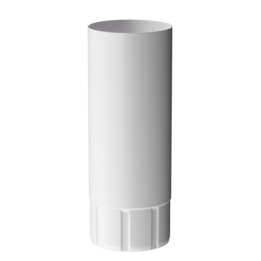 Водосточная труба 1 м Docke Stal Premium, оттенок Пломбир купить в Барнауле