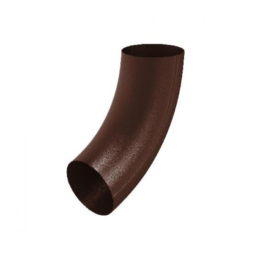 Колено трубы Aquasystem RAL 8017 Матовый коричневый 125/90 купить в Барнауле