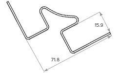 Внутренний угол Tecos Ardennes Кофе с молоком  купить в Барнауле