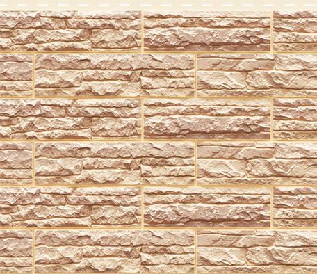 Фасадная панель Доломит, Скалистый риф Люкс, Янтарь купить в Барнауле