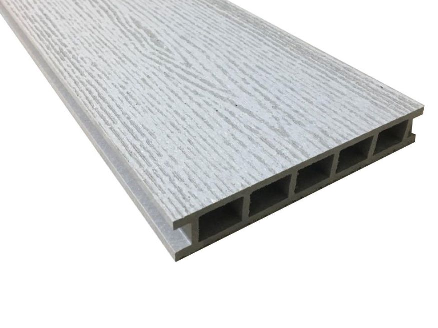 Террасная доска Faynag Stelo из ДПК в цвете серебро. купить в Барнауле