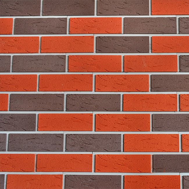 Фасадная плитка Кирисс Фасад, Трехцветный клинкерный кирпич №7. купить в Барнауле