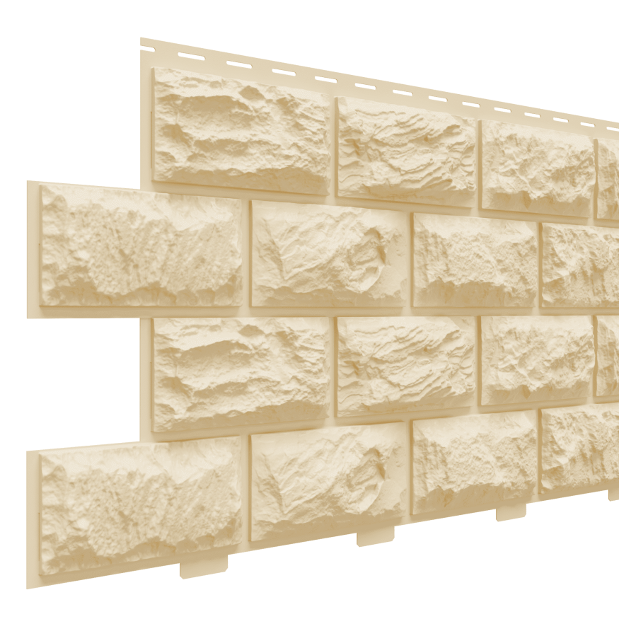 Фасадная панель Доломит, Альпийский, Цвет Шампань купить в Барнауле