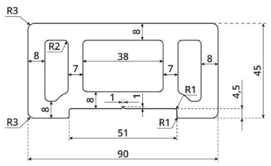 Поручень Polivan SINGARAJA с 3D текстурой дерева, темно-коричневый цвет. купить в Барнауле