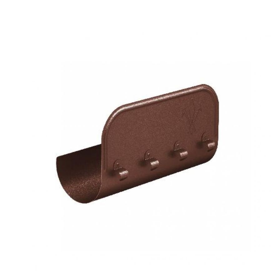 Ограничитель перелива прямой Aquasystem, RAL 8017, коричневый матовый, 125/90 купить в Барнауле