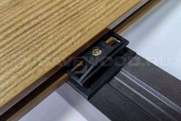 Кляммер для террасной доски пластиковый Savewood купить в Барнауле
