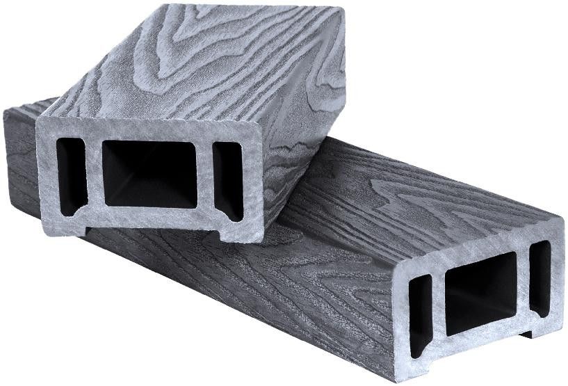 Поручень Polivan SINGARAJA с 3D текстурой дерева, серый цвет. купить в Барнауле