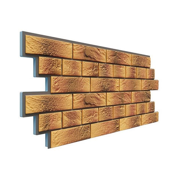 Фасадная термопанель Доломит Венецианский кирпич 20мм, Нарва купить в Барнауле