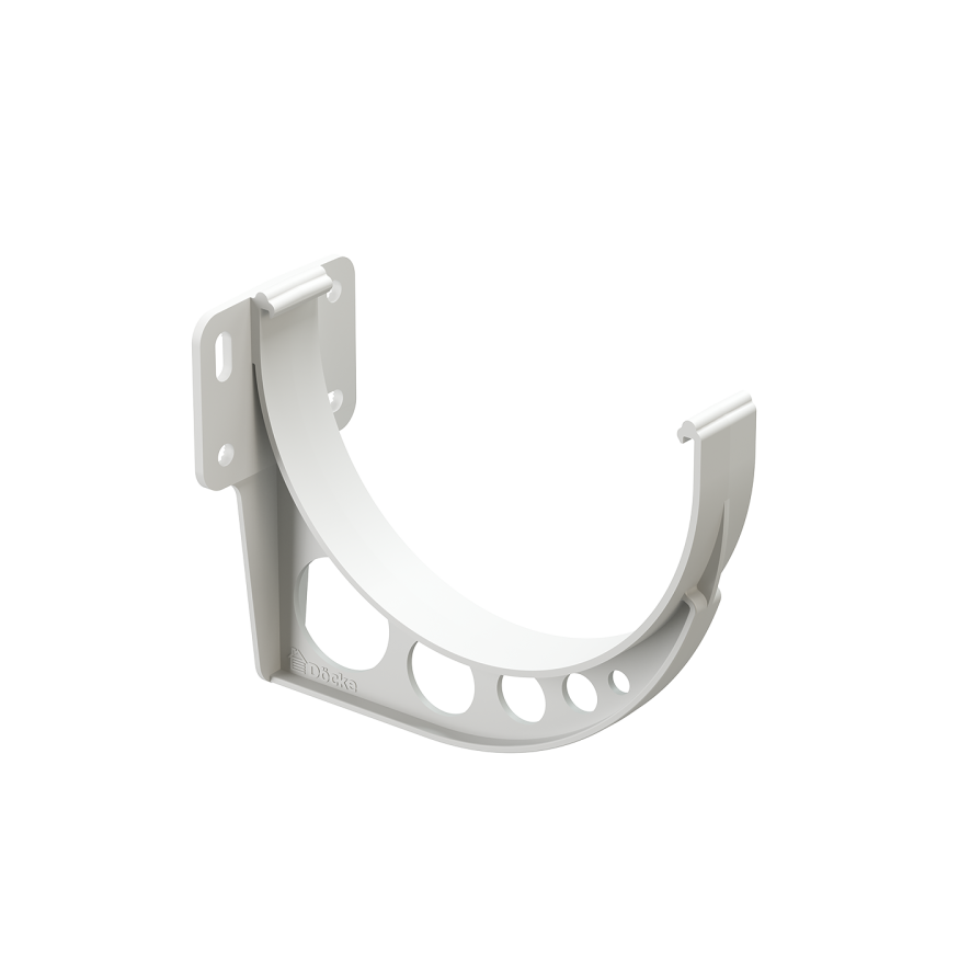 Кронштейн для желоба Docke Standard, белый цвет. купить в Барнауле