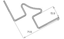 Внутренний угол Tecos Ardennes Арабика акриловый