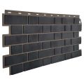 Фасадная панель FineBer, Кирпич облицовочный 3D, Мокрый асфальт купить в Барнауле