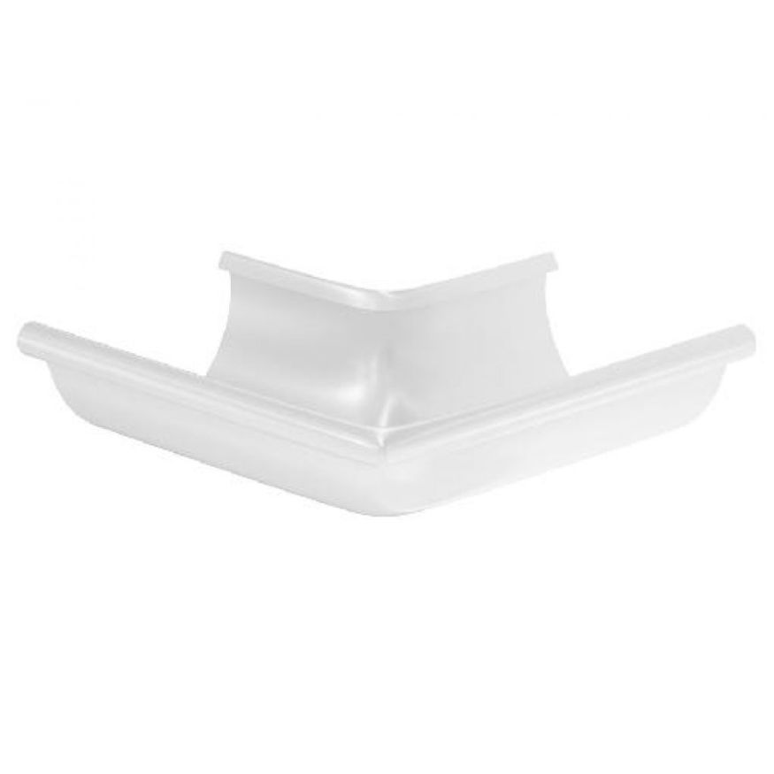 Угол желоба внешний 90°, Aquasystem, RR 20 Белый 125/90 купить в Барнауле