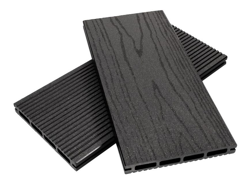 Террасная доска из ДПК NanoWood ECO New в цвете Антрацит купить в Барнауле