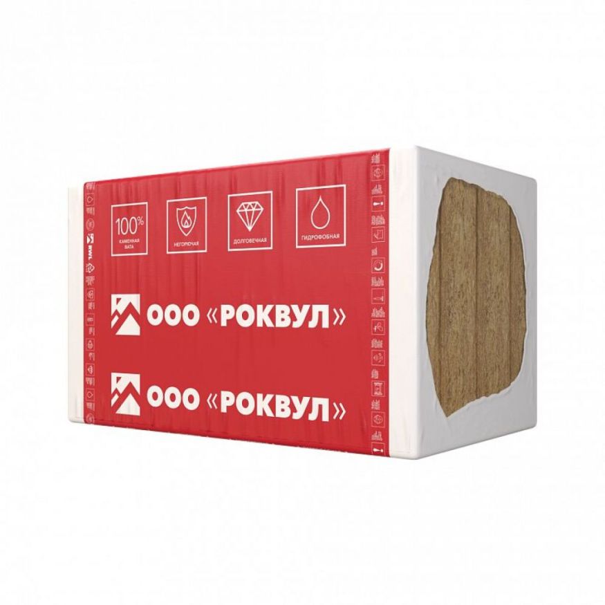 Утеплитель Rockwool ВЕНТИ БАТТС Д Оптима 150х600х1000/4шт/2.4м2/0.36м3 (16упак/палл) Rockwool купить в Барнауле