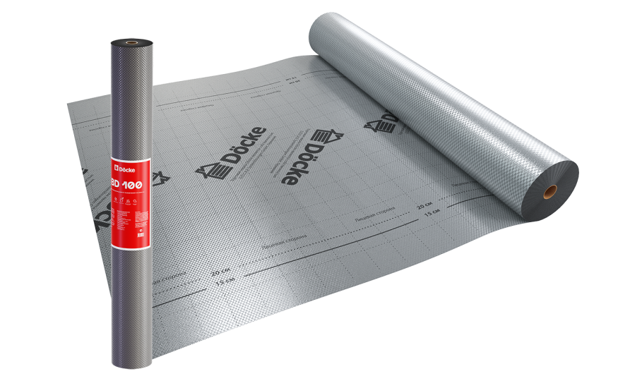 Пароизоляционная пленка BD 100 повышенной прочности Docke купить в Барнауле